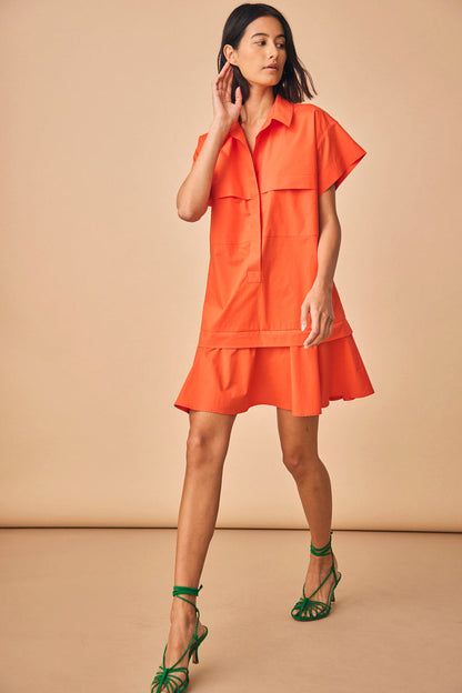 Hunter Bell Addison Dress - CHERRY RED