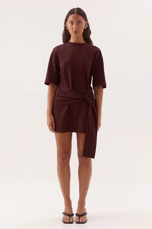 SOVERE Delani Tee Dress - hazelnut