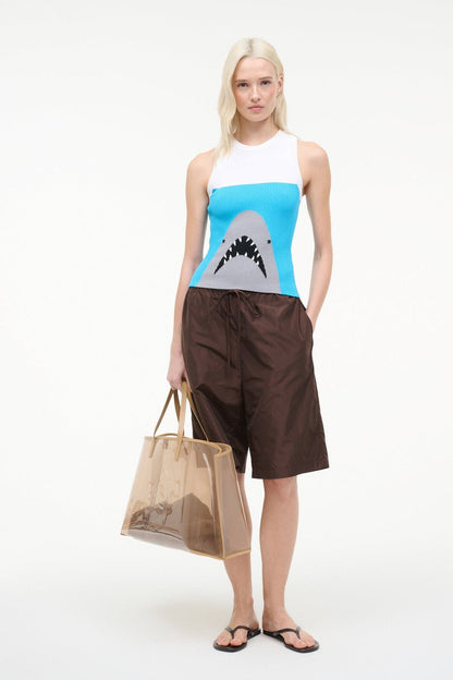 STAUD Malia Tank Great White