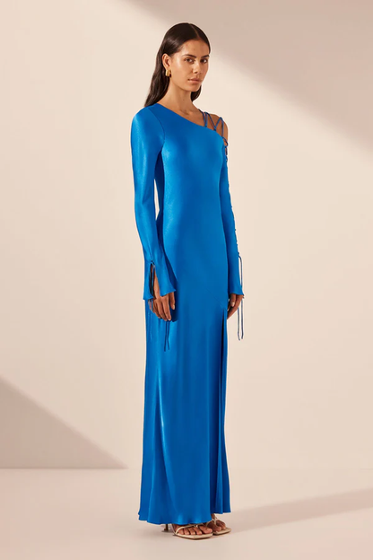 aqua long sleeve dress Daska - Maxi Dress - Women - Polyester - M