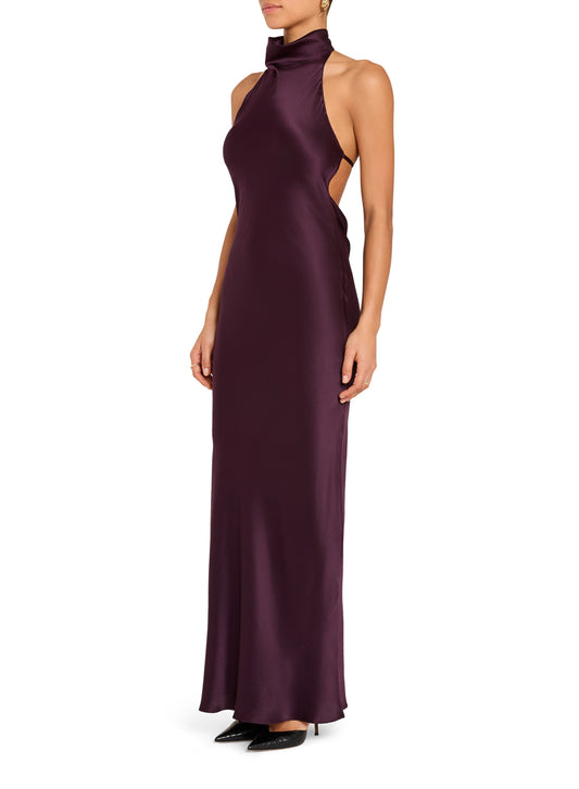 Amanda Uprichar Santa Gown - Black Cherry