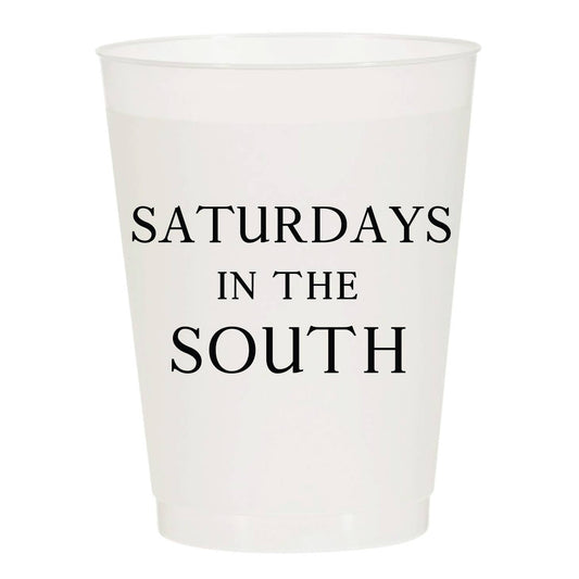 Saturdays in the South - 16oz frosted cup pack of 6