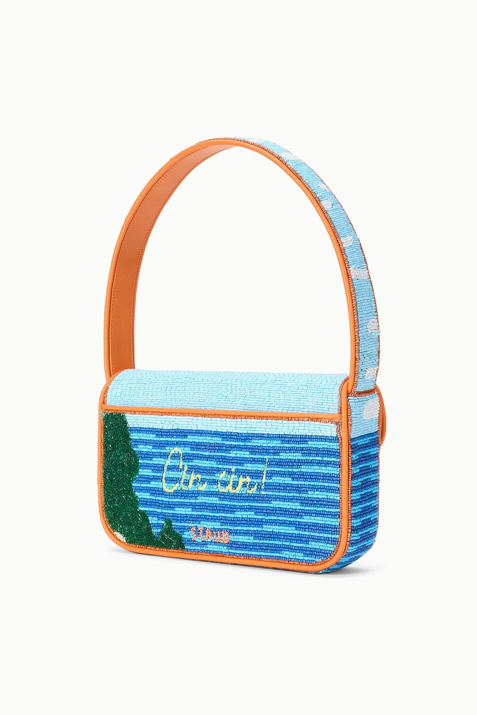 STAUD Tommy Beaded Bag - Sunset Spritz