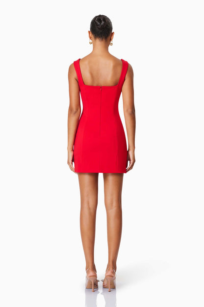 elliatt emma mini dress Elliatt Emma Eventwear Square-Neck Mini Dress