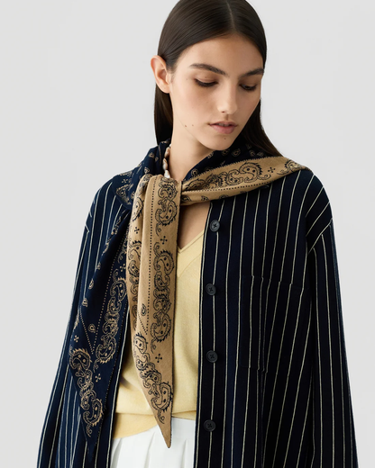 Guest in Residence The Wild Rag - Navy/Camel