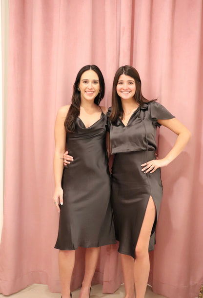 Amanda Uprichard Vittoria Silk Midi Dress