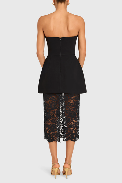 Amanda Uprichard Jada Dress - Black