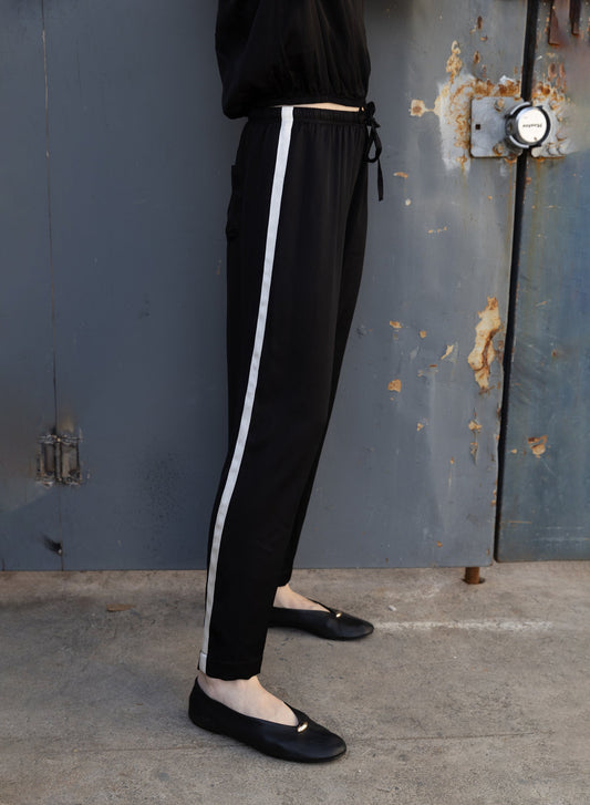 Caydn Britt Track Pant in Black