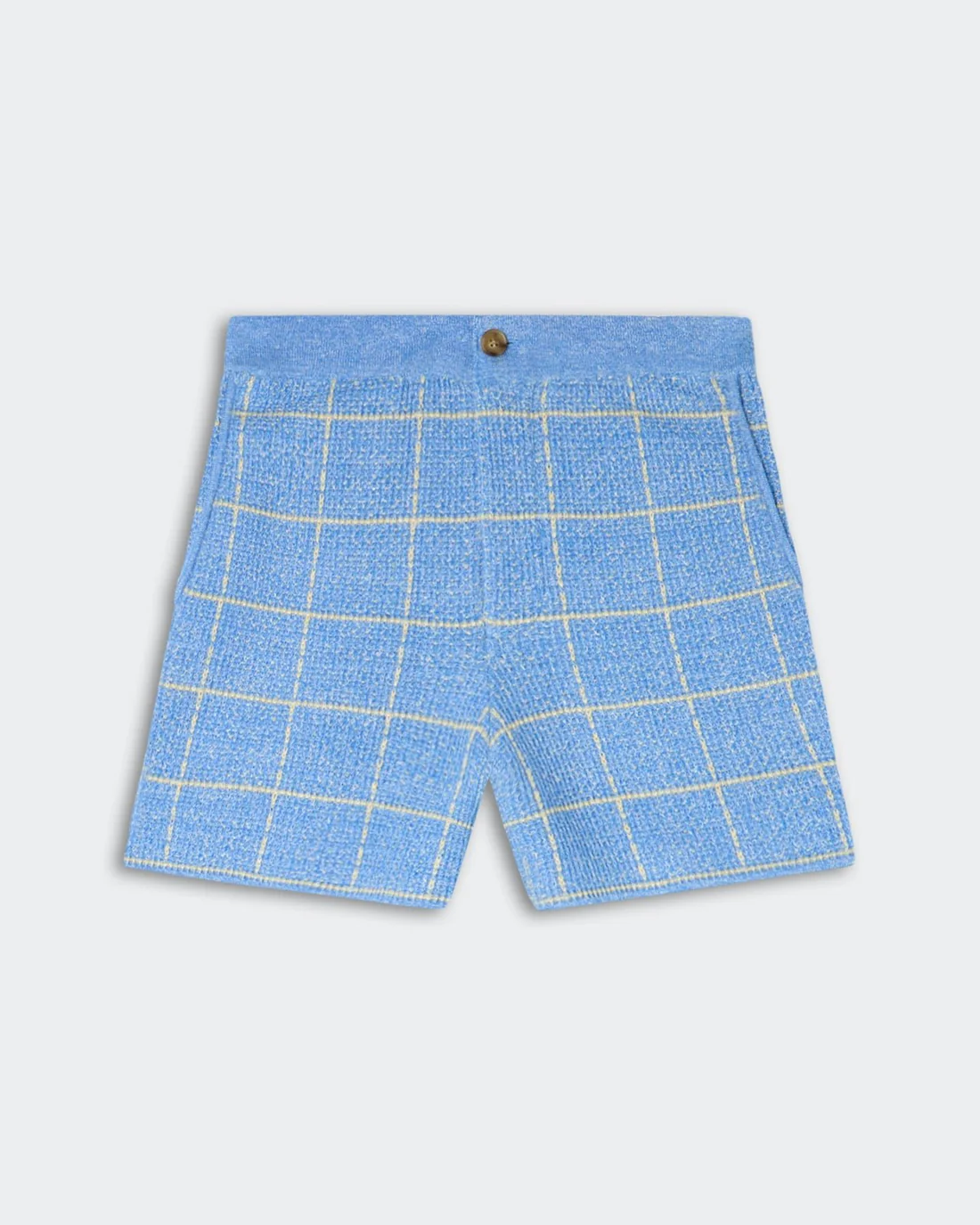 Guest in Residence Plaid Short - Delft Blue/Butter