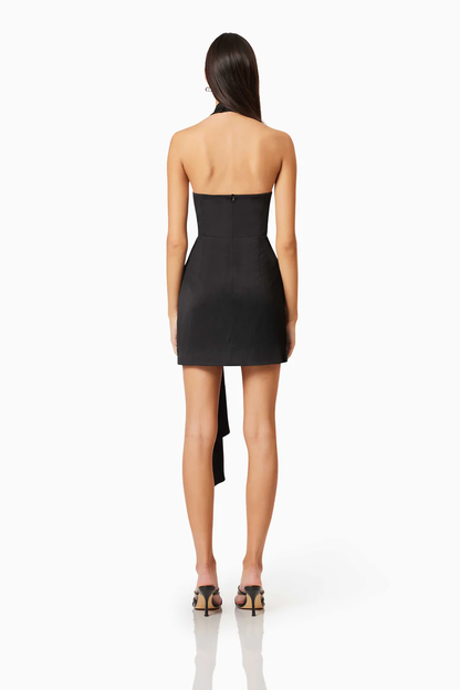 Elliatt Myra Mini Halter Dress in Black M Elliatt Myra Mini Halter Dress in Black M