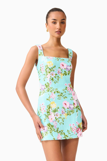 ELLIATT Emmeline Sequin Mini Dress - Mint