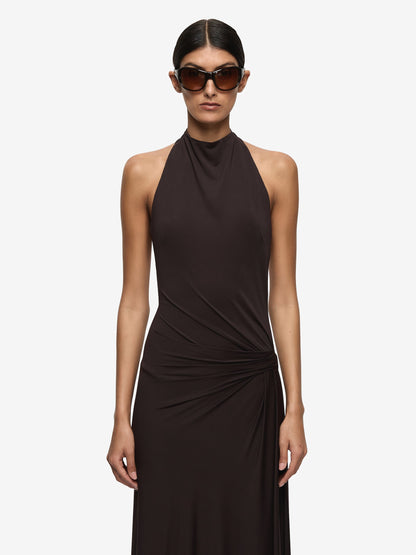 BEC + BRIDGE Court Halter Maxi Dress