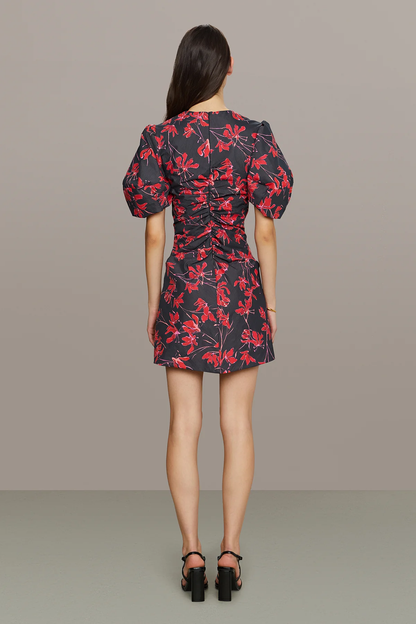 Amur Tanner Puff Sleeve Mini