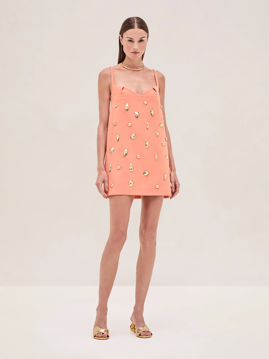 Alexis Larsen Dress in Tangerine