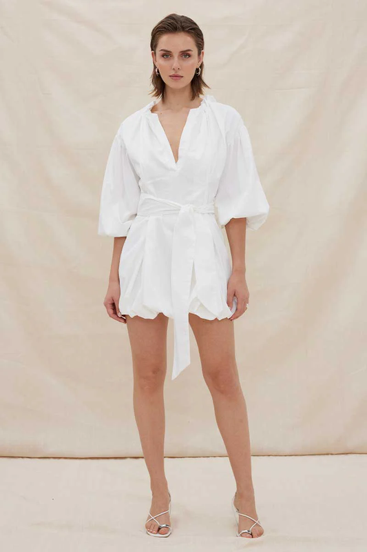 Sovere Float Dress - White
