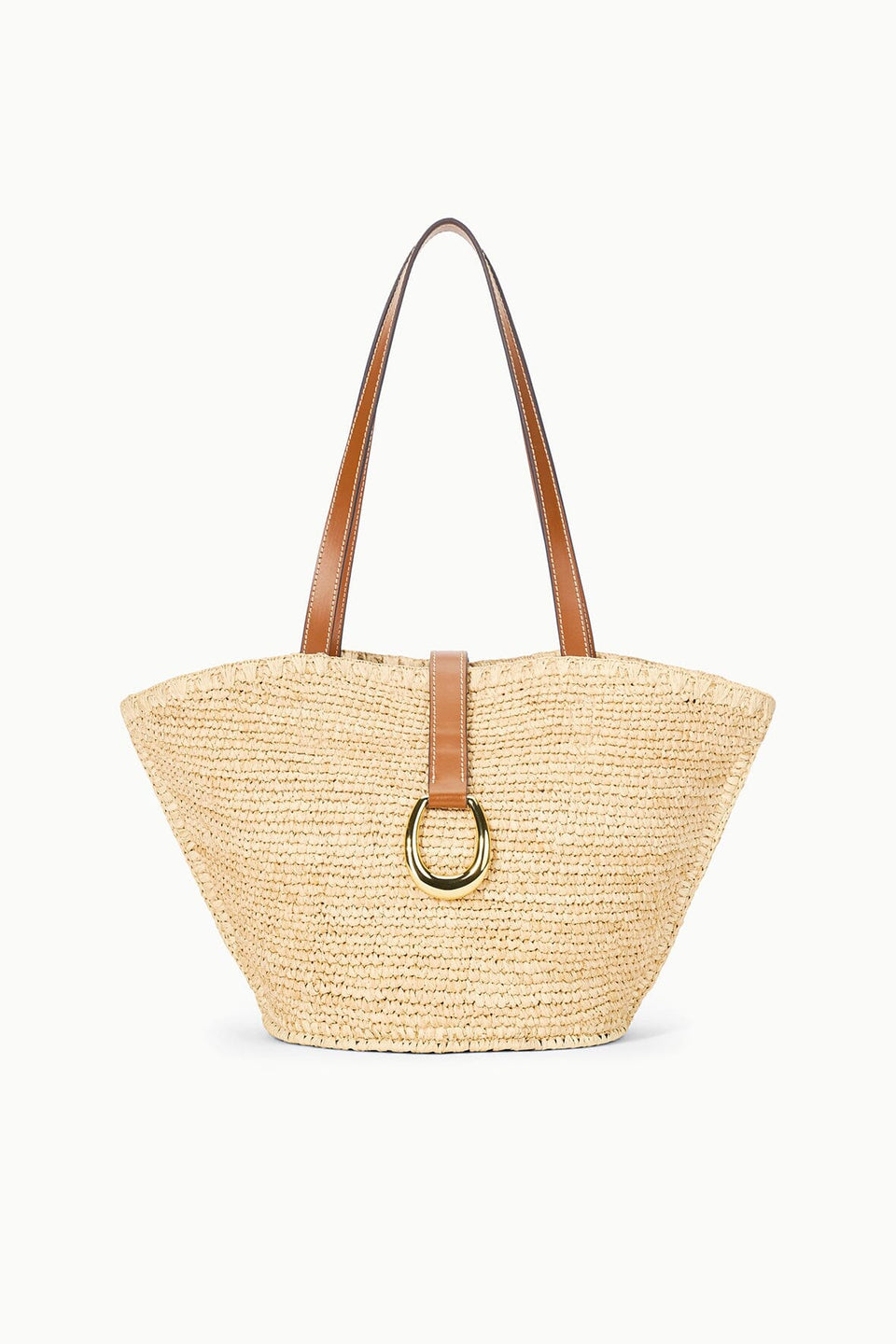 STAUD Vista Tote in Natural Tan