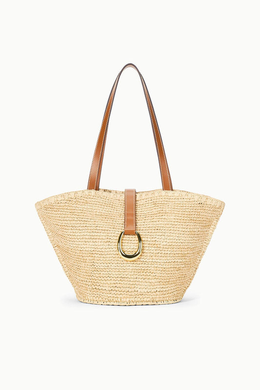 STAUD Vista Tote in Natural Tan