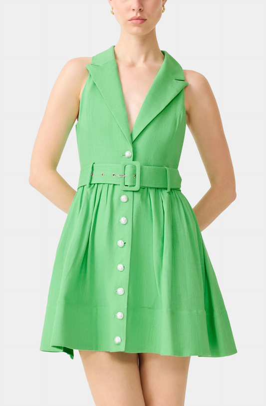 ELLIATT Emilie Kellygreen Collared Mini Dress