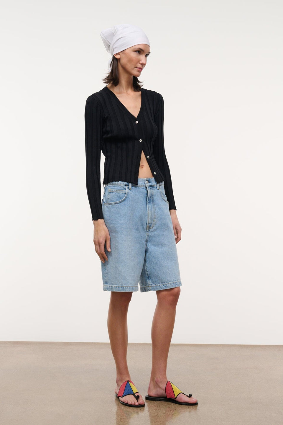 STAUD Ezra Cardigan - Black