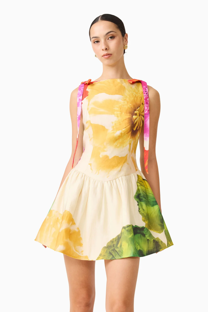 ELLIATT Lilia A-Line Floral Mini Dress