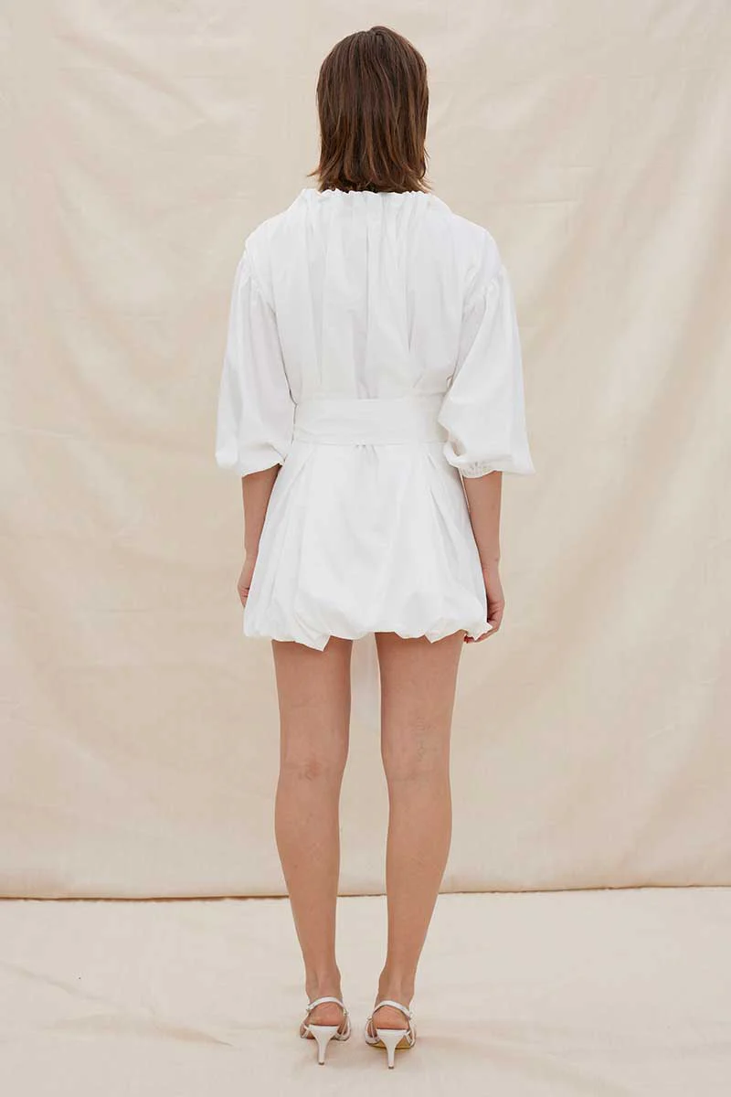 Sovere Float Dress - White