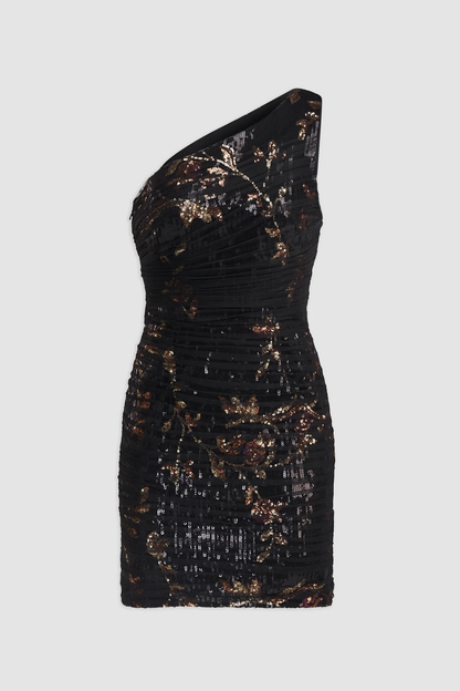 HALSTON SHARON DRESS (SEQUIN & TULLE)
