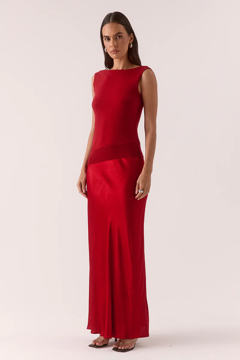 Sovere Verse Combo Knit- Poppy