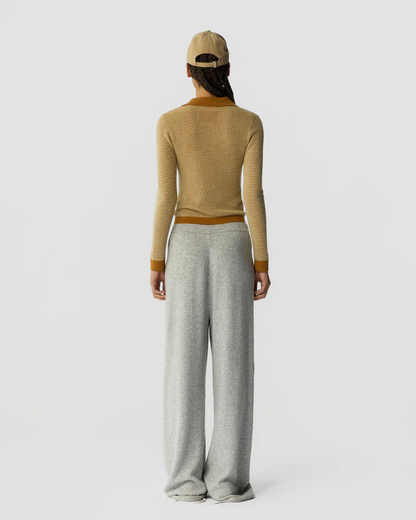 Guest in Residence Pique Shrunken Polo - Suede Combo