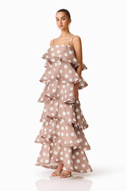 ELLIATT Sola Tiered Maxi Dress