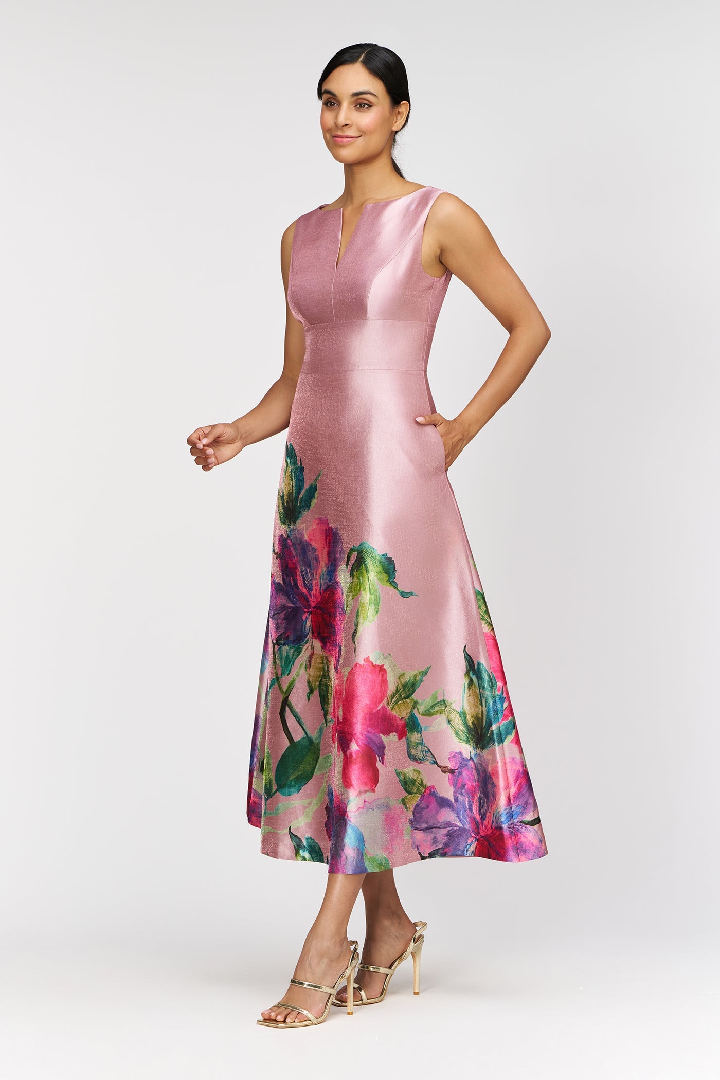 Kay Unger Marlene Tea Length Dress