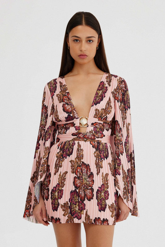 Significant Other Ella Mini Dress - Rose Wallpaper