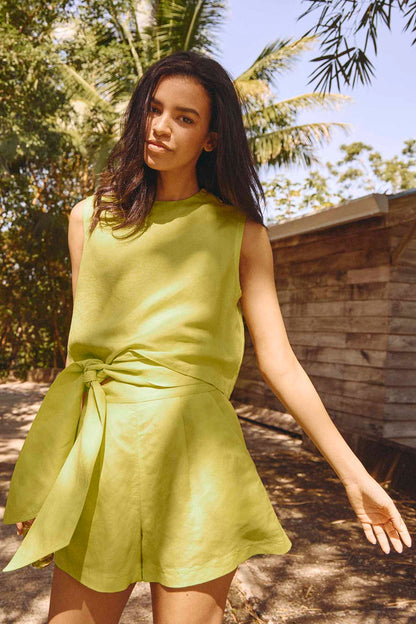 Hunter Bell ASHTON SHORT - Lime