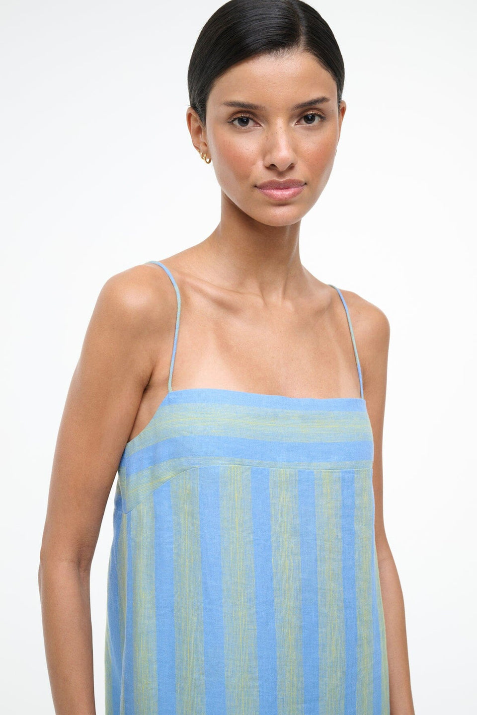 STAUD Laura Linen Dress