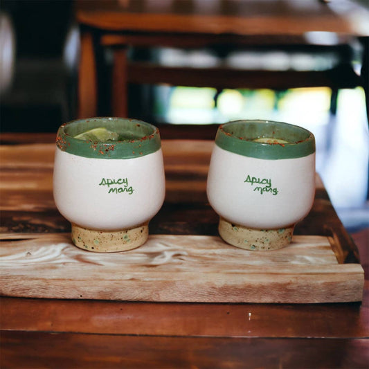 The Ranch "Spicy Marg" Glasses/Set of Two