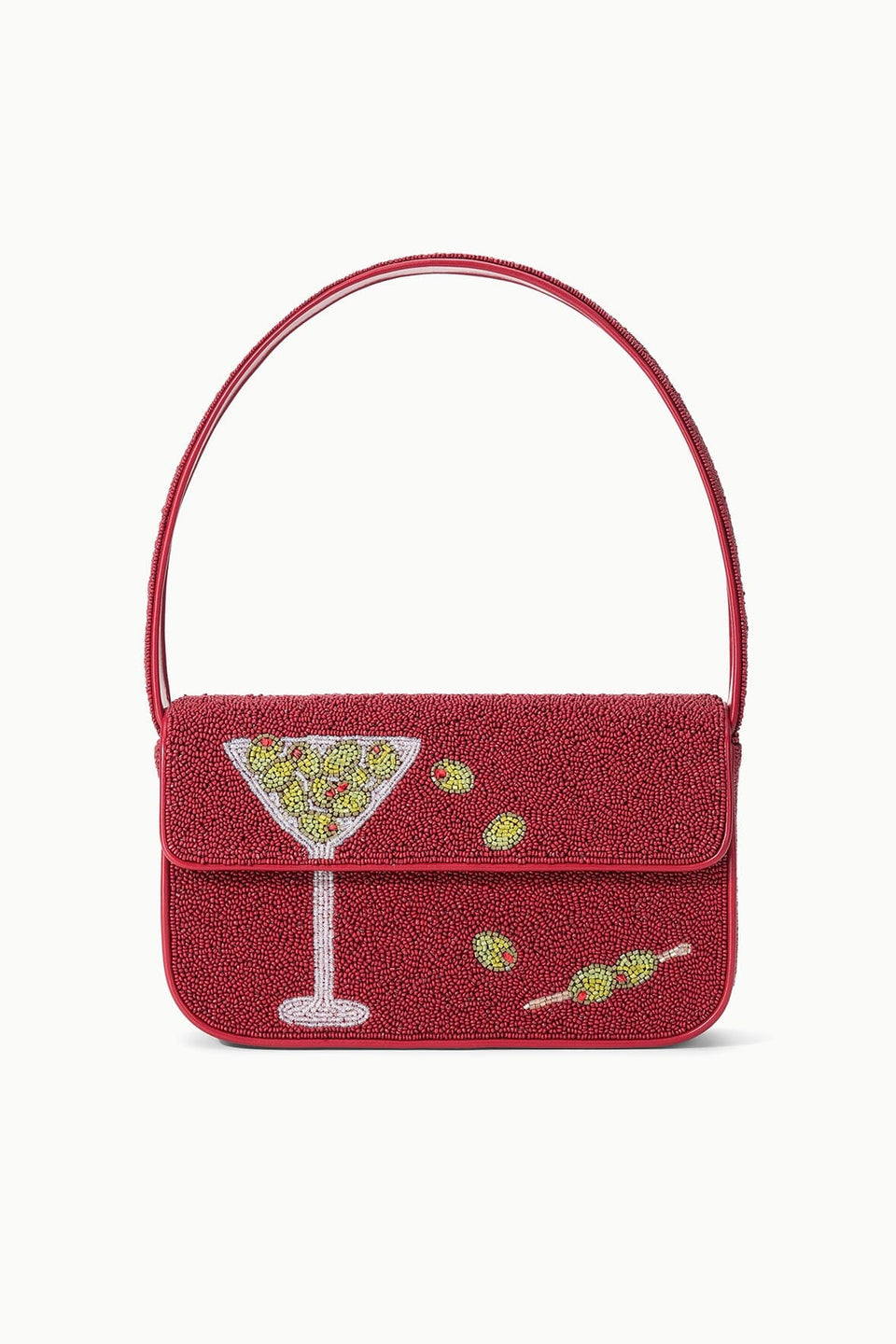 Staud Tommy Beaded Bag Extra Dirty