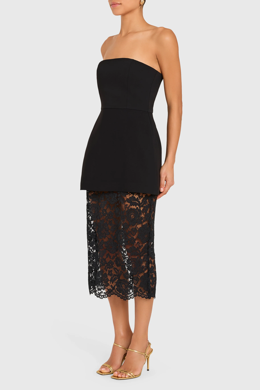 Amanda Uprichard Jada Dress - Black