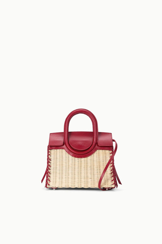 STAUD Maude Mini Wicker Carryall