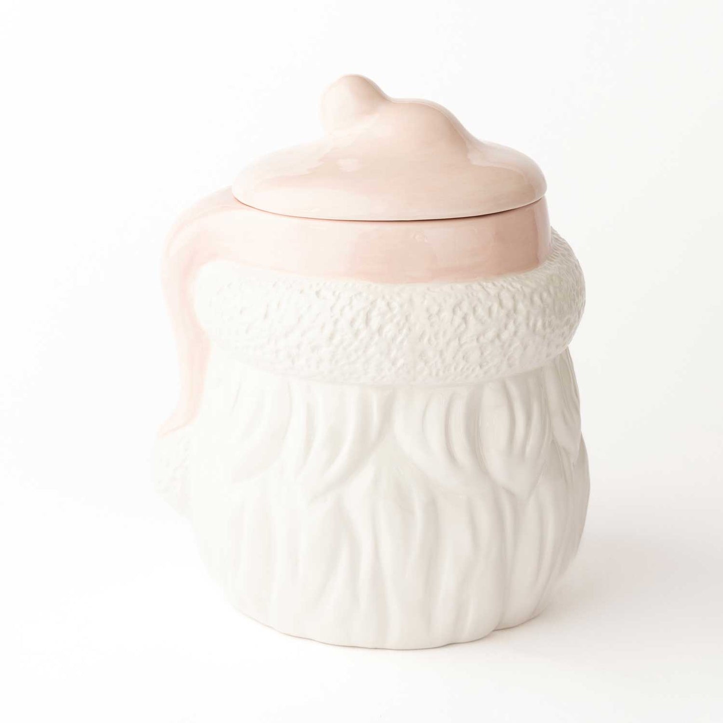 Oak Lane Pink Santa Cookie Jar