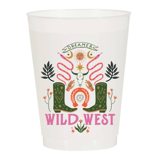 Wild West Frosted Cups - PACK OF 6