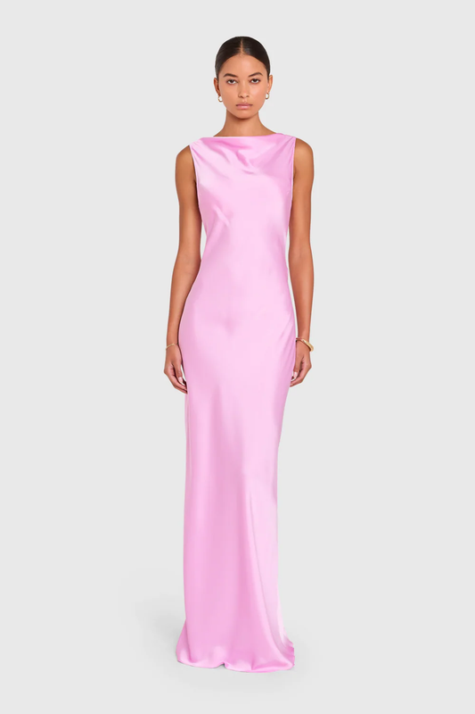 Amanda Uprichard Roslyn Gown - azalea