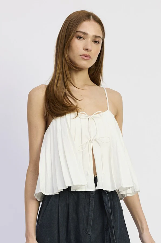 En Saison Tate Tank in White