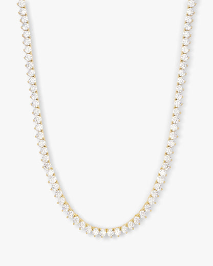 Mama Not Your Basic Tennis Necklace 16"