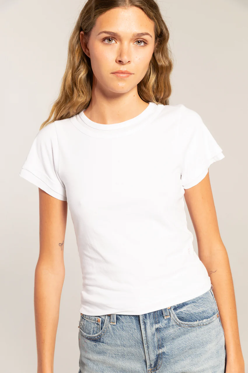 CAYDN Violet Layered Tee