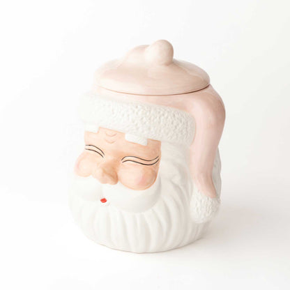 Oak Lane Pink Santa Cookie Jar