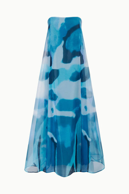 STAUD Allyson Dress Blue Haze
