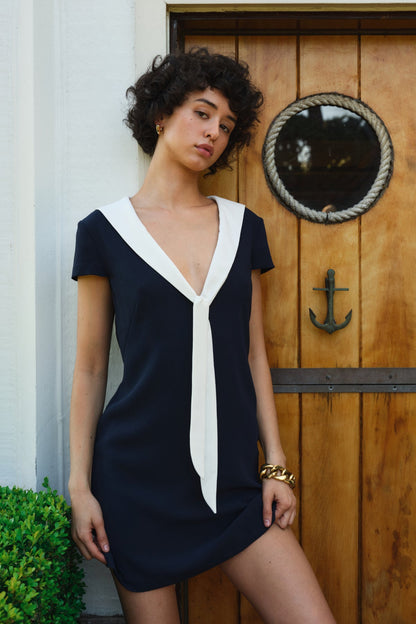 Amanda Uprichard Oxford Dress - Ink