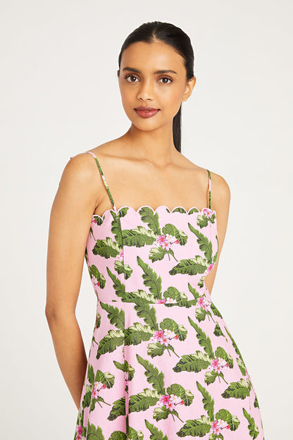 Amur Tori Midi Dress - Melon Palm