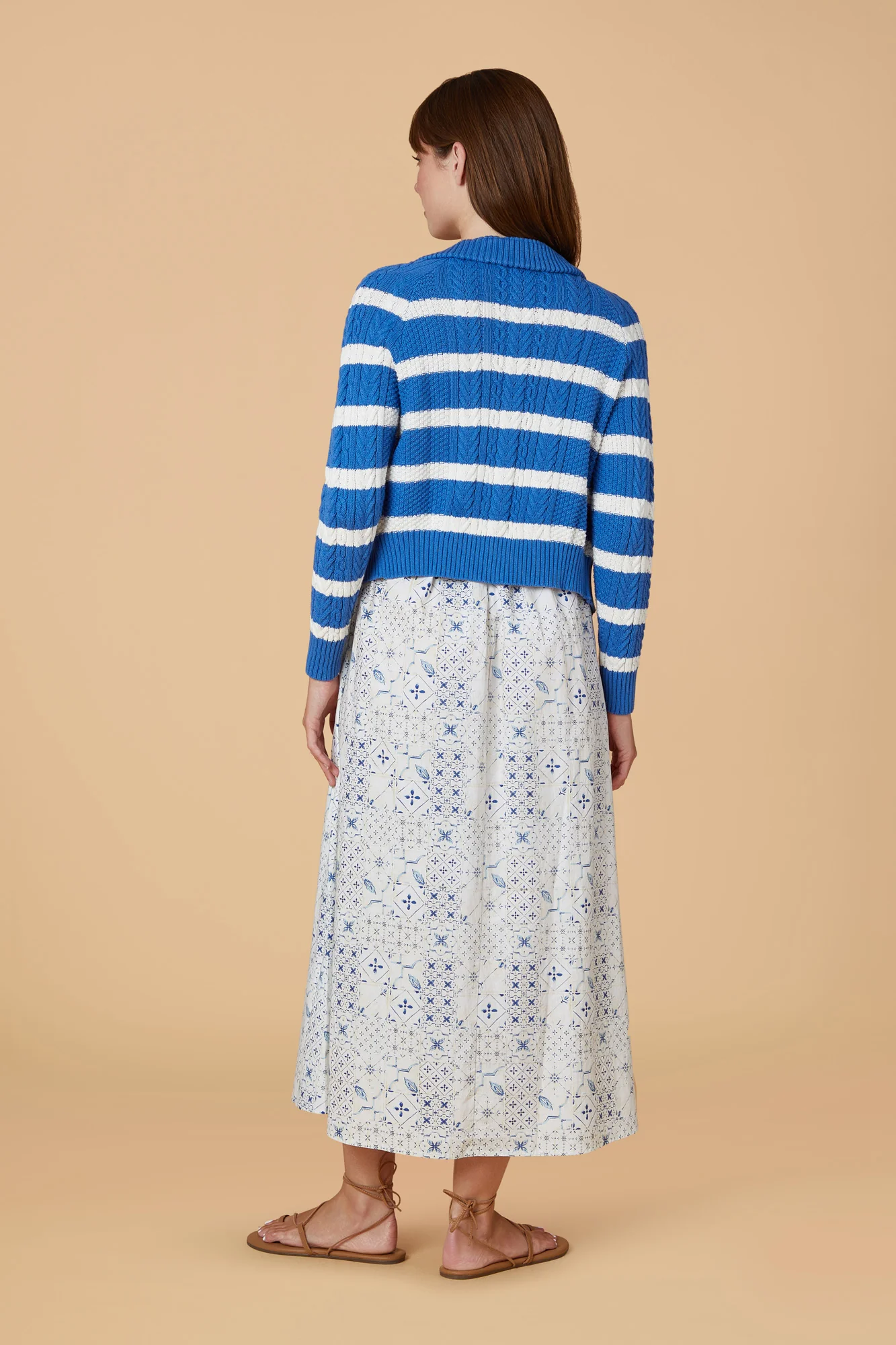 Olivia by Livro Fisherman Cardigan Knit