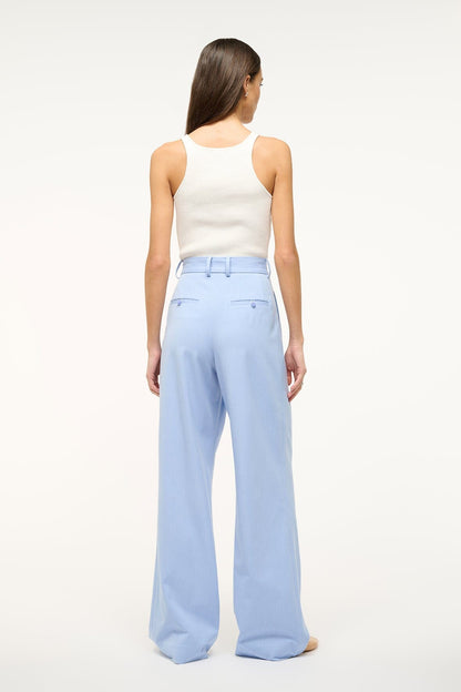 Staud Luisa Pant Periwinkle
