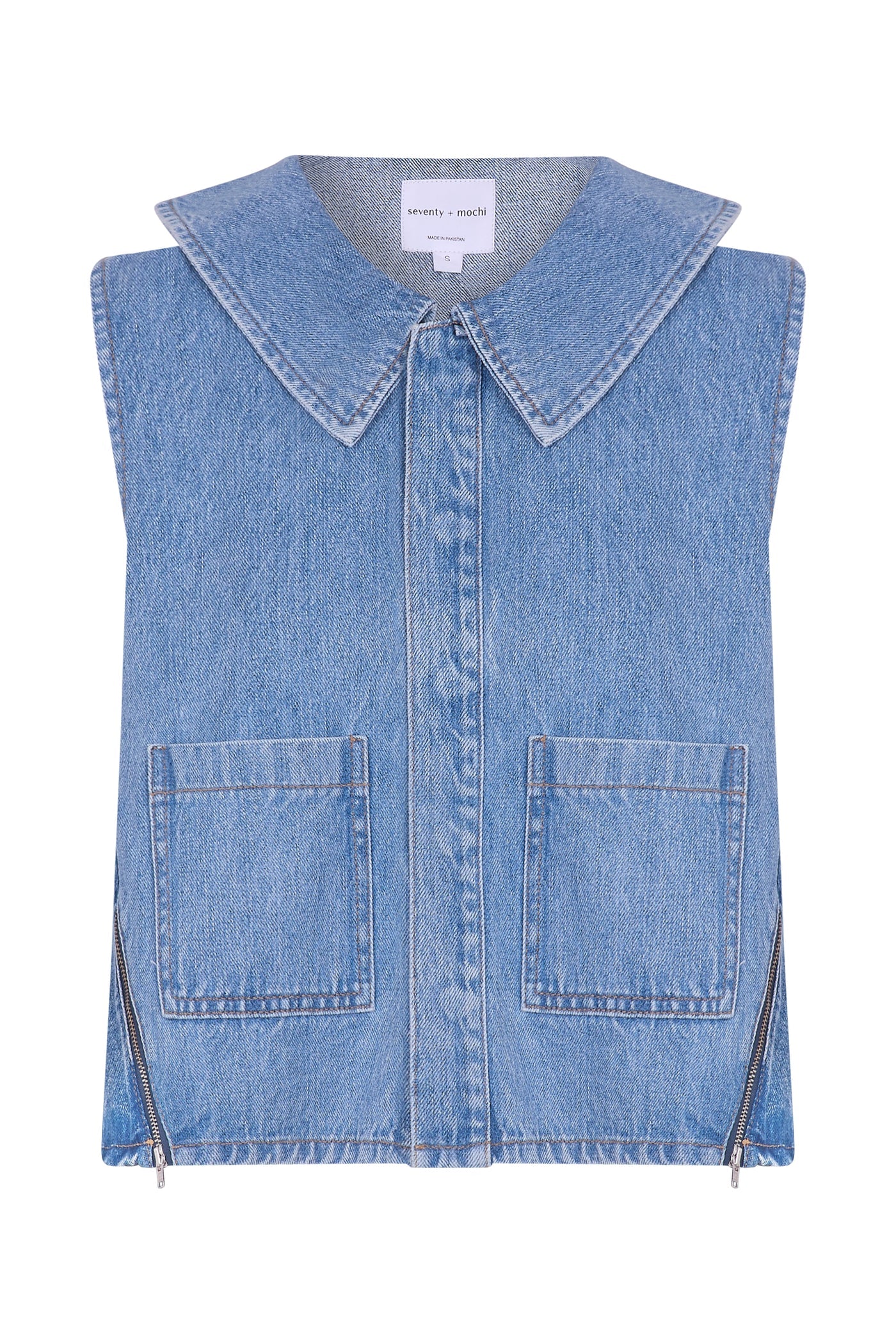 Seventy + Mochi Zuri Vest In Two Tone